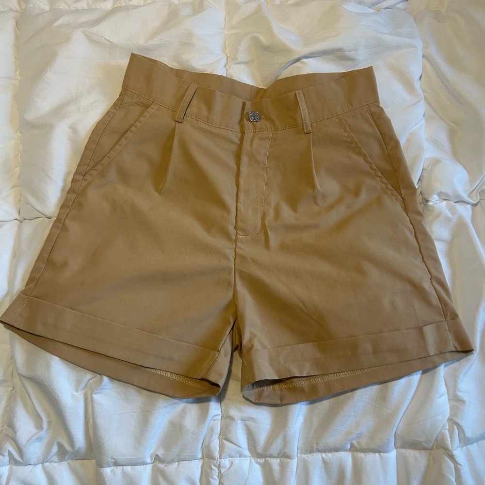 unisex khaki shorts